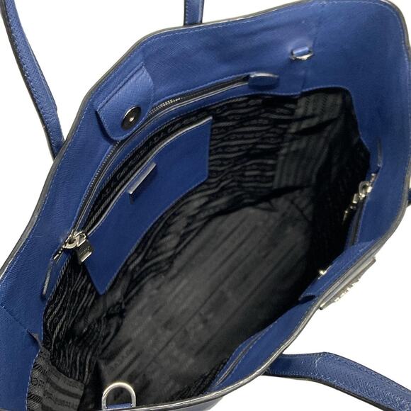 PRADA Triangle Logo Tote Bag - Picture 10 of 16